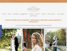 Tablet Screenshot of cindydoverphotography.com